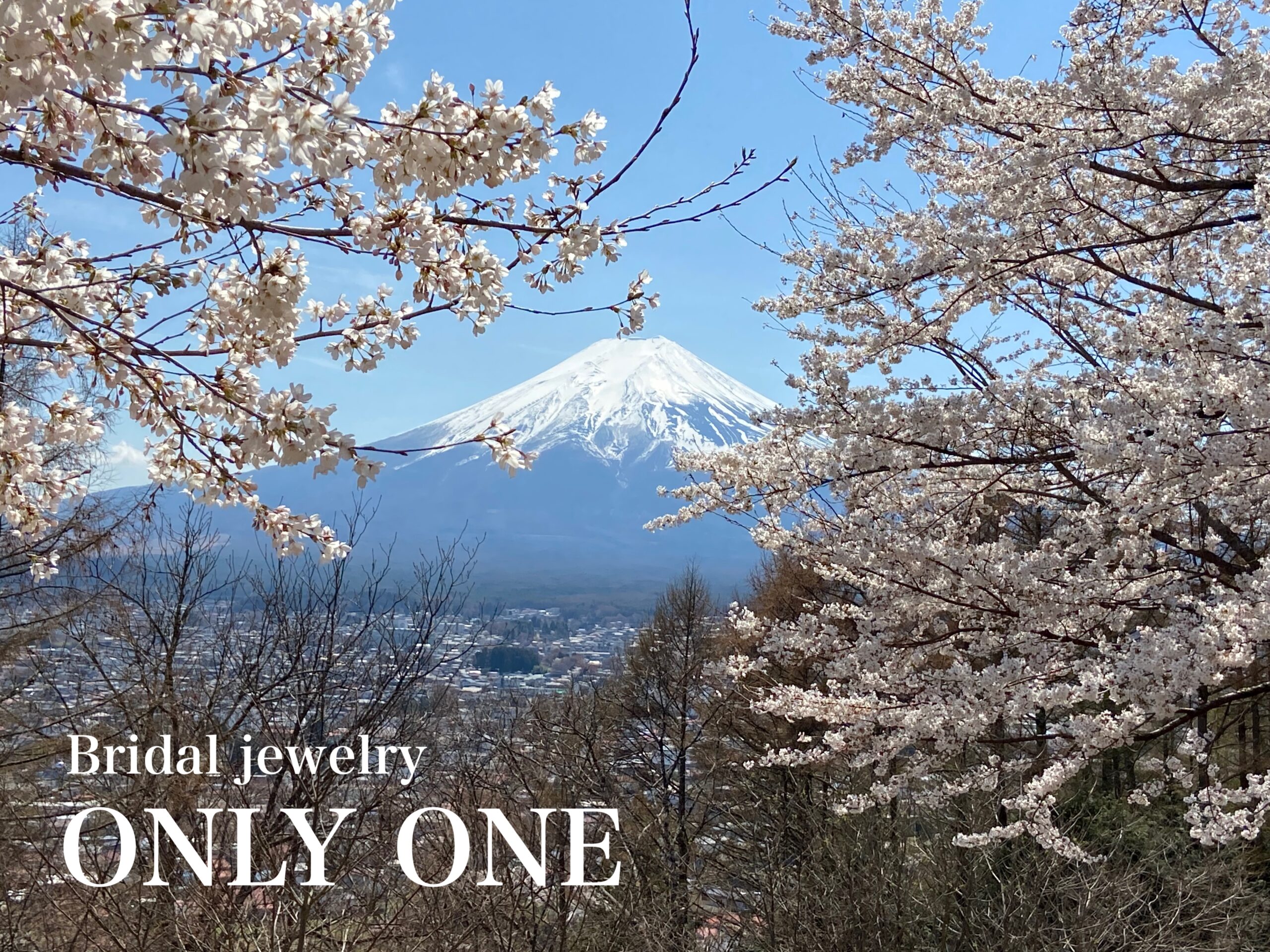 【山梨結婚指輪】新倉山浅間公園からの富士山