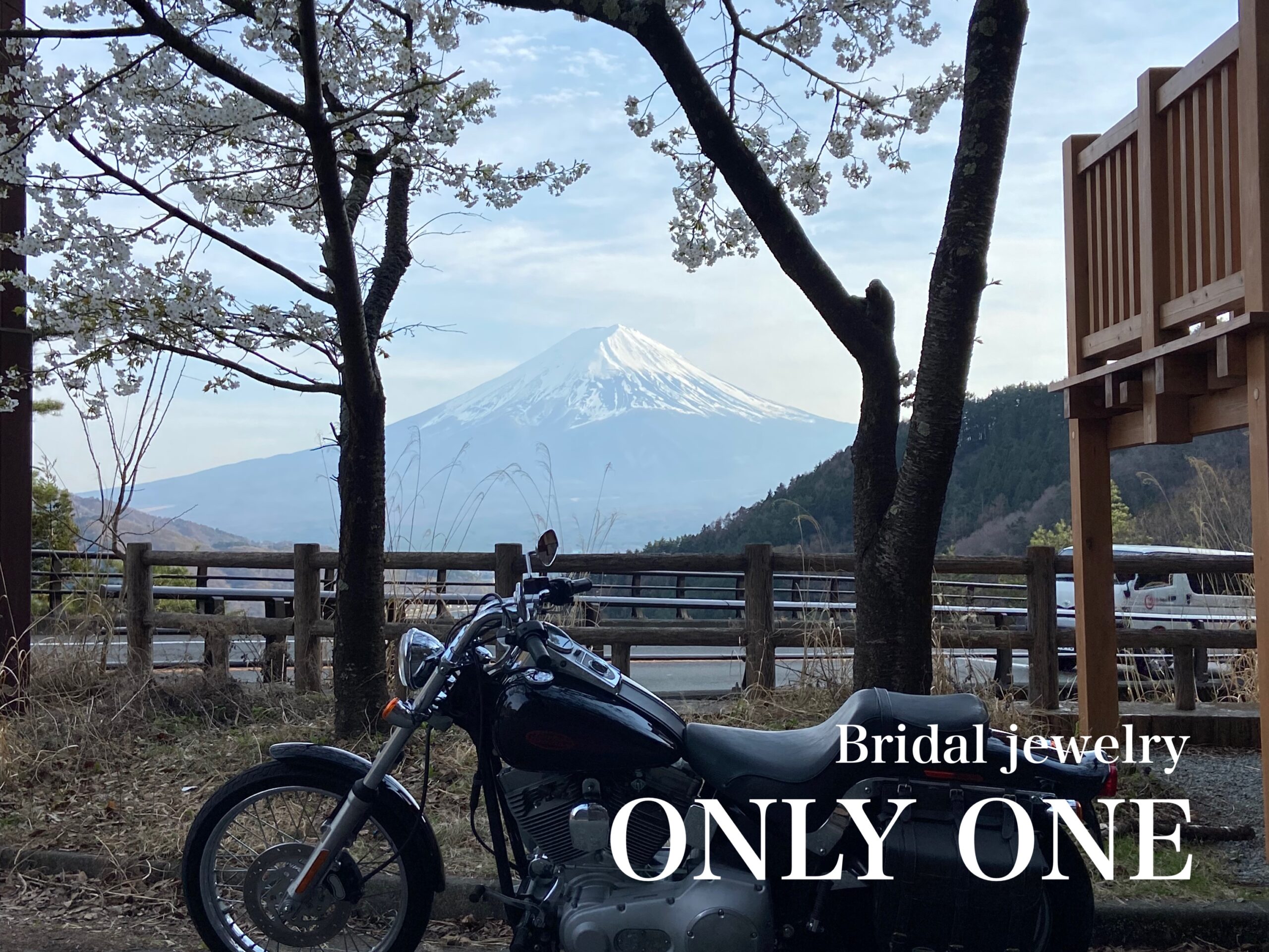 【山梨結婚指輪】お花見ツーリング/御坂峠から