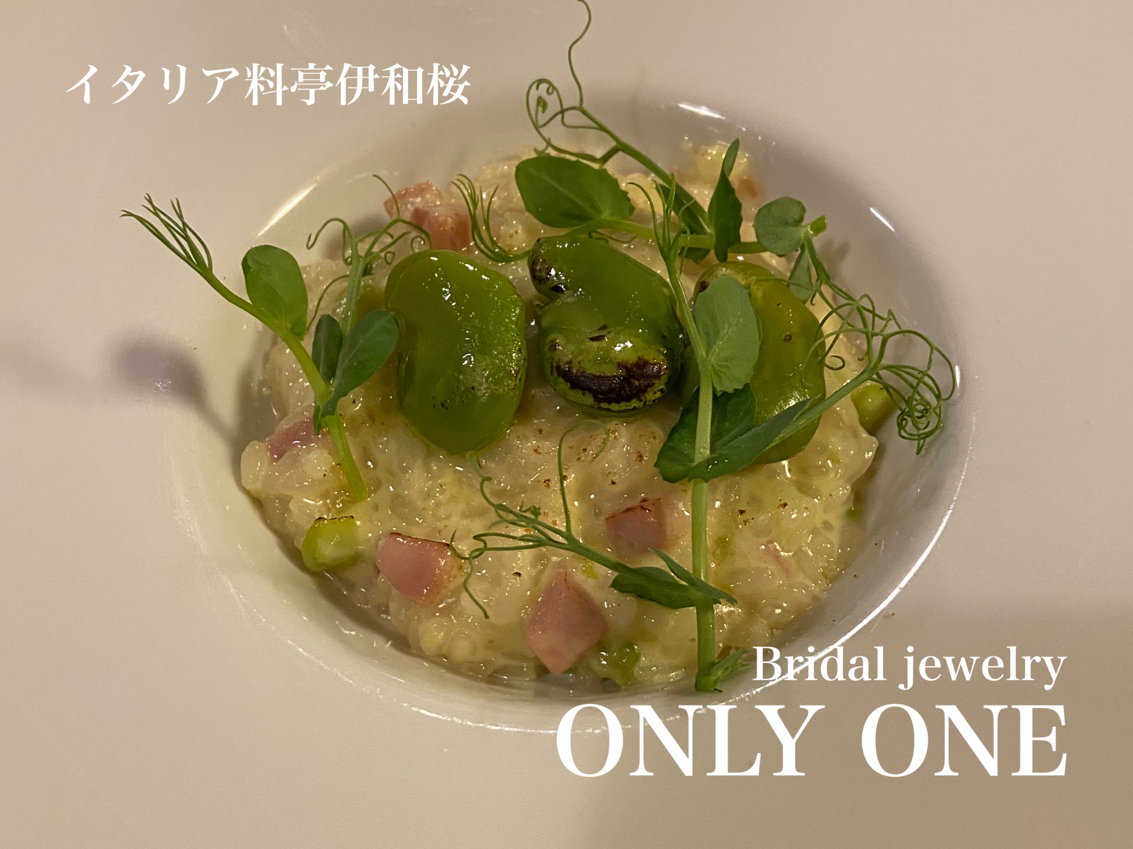 【山梨結婚指輪】イタリア料亭伊和桜/リゾット