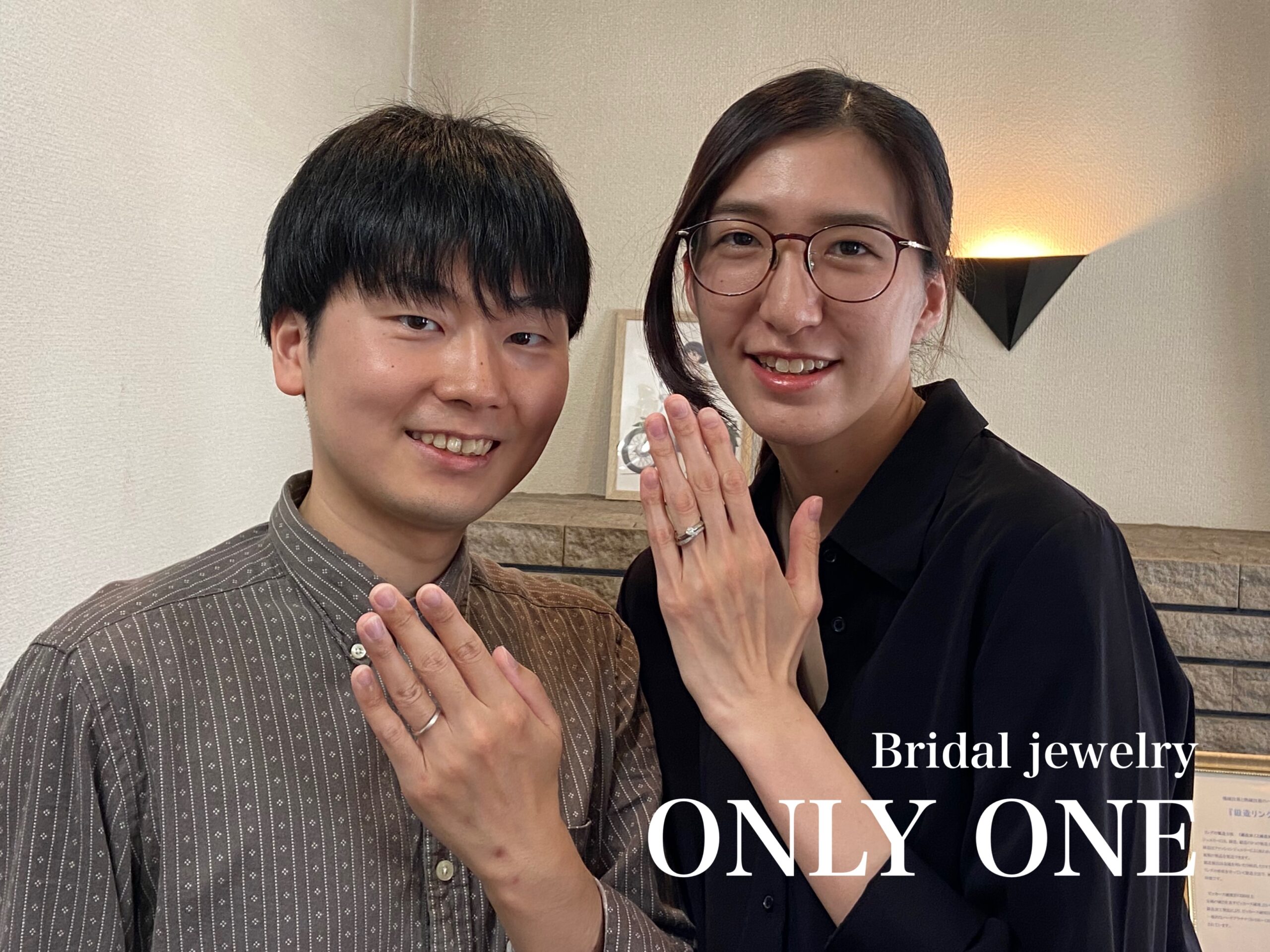 【山梨】宮崎様結婚指輪&婚約指輪受け渡し