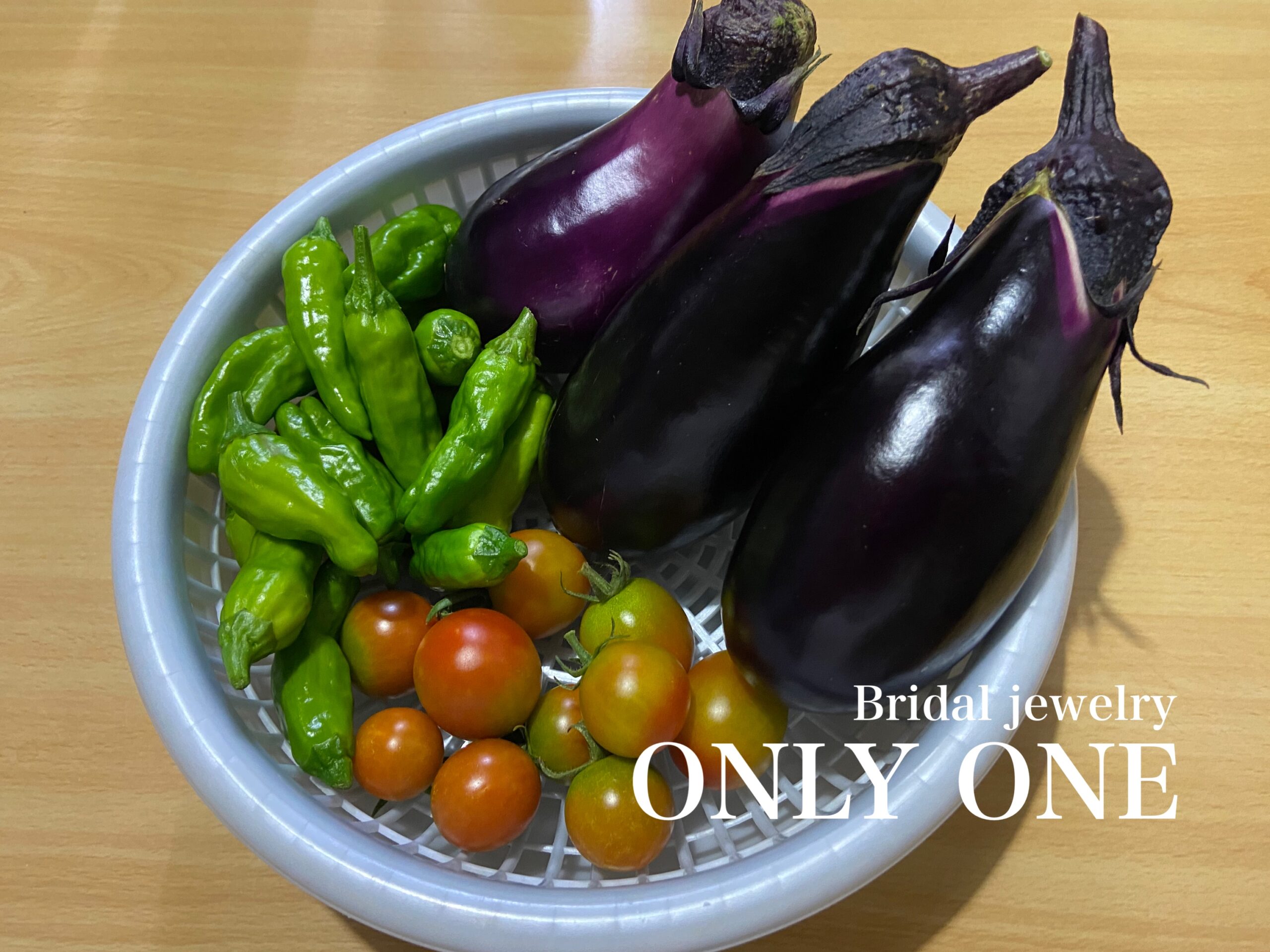 【山梨結婚指輪】8/16家庭菜園収穫！