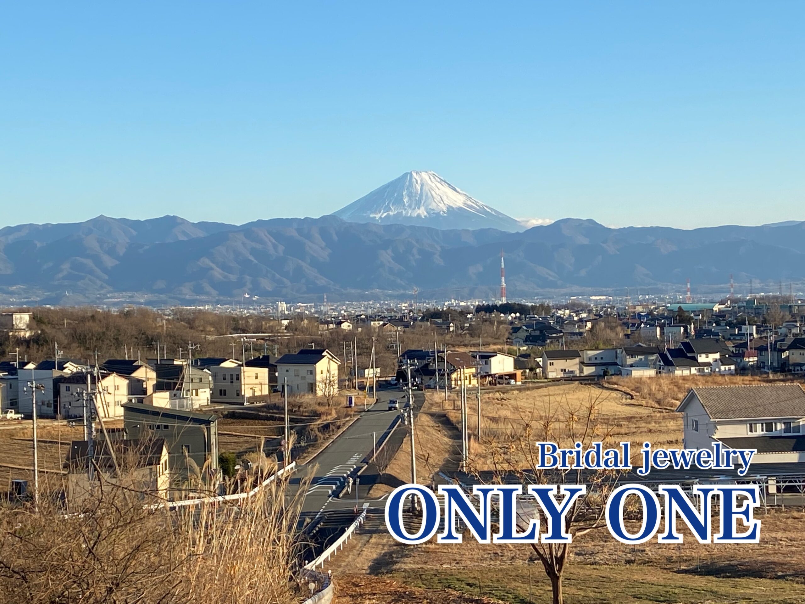 【山梨結婚指輪】ONLY ONE近くから見た「富士山」